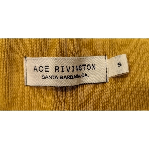 Ace Rivington Mustard Yellow Cotton Joggers Size Small - Picture 4 of 6